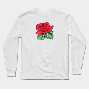 Bouquet of Roses, Flowers, Spring Country Floral Women's Fashion Long Sleeve T-Shirt